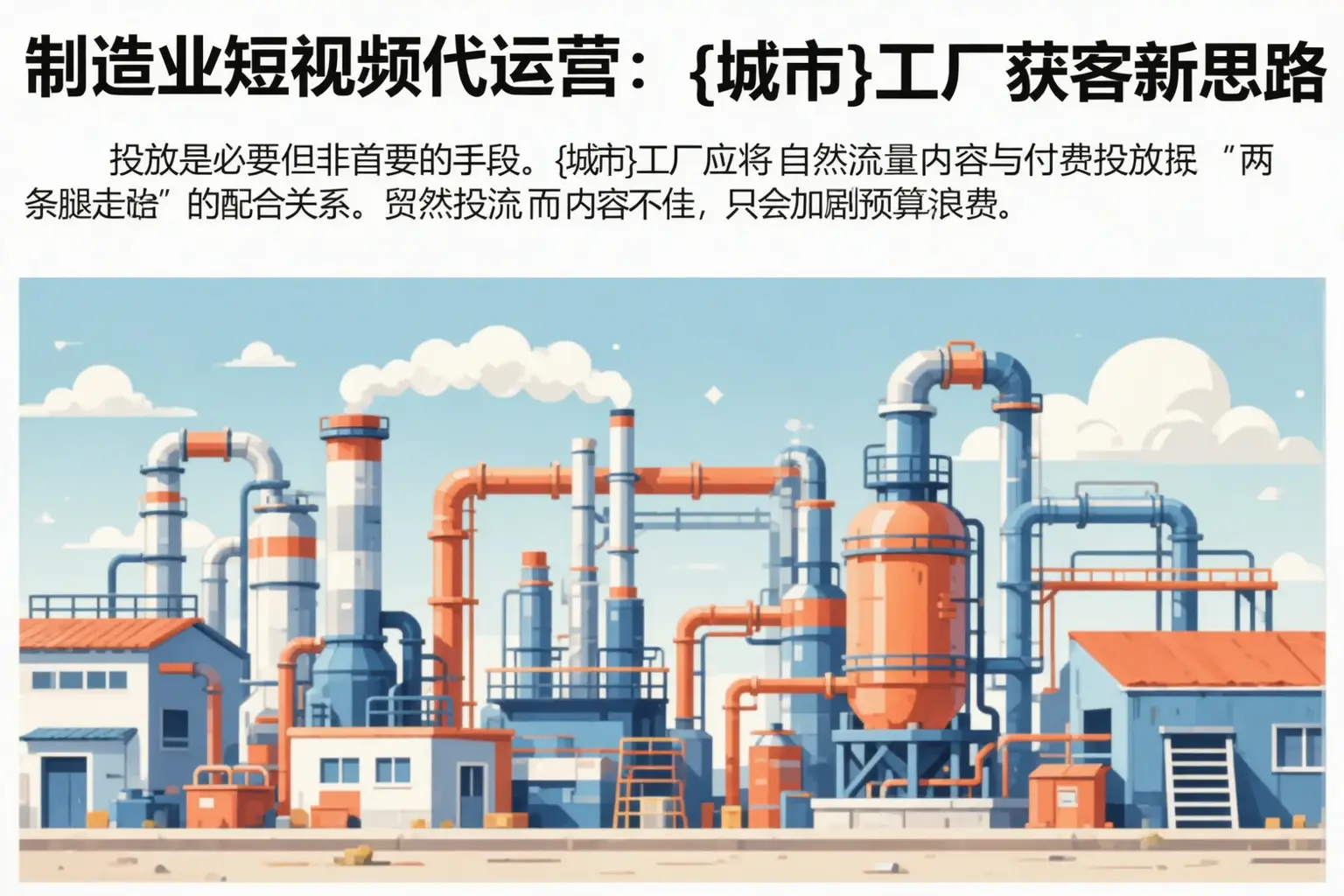 制造业短视频代运营：内乡工厂获客新思路
